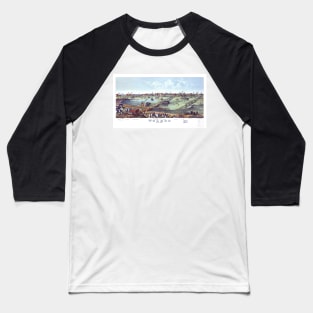 TOLEDO OHIO city old map Baseball T-Shirt